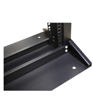 Série RC 27U/18U, rack de serveur à cadre ouvert personnalisable de 600 mm, 19 pouces, 2 poteaux, acier SPCC, IEC297-2, capacité de charge de 200 kg, certifié CE