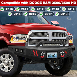 <span class=keywords><strong>Prix</strong></span> d'usine Kit de carrosserie en gros pour <span class=keywords><strong>Dodge</strong></span> <span class=keywords><strong>Ram</strong></span> 2500 3500 Barre de pare-chocs de treuil avant en acier et pare-chocs arrière 2010-2018 OEM texturé - Product Image 3