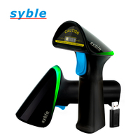 Lecteur de codes-barres sans fil USB XB-D20R, lecteur de codes QR sans fil, terminal de point de vente, lecteur de codes-barres 1D 2D