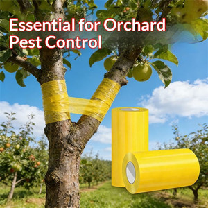 Cinta Adhesiva para Trampas de Insectos de Doble Cara y Una Sola Cara de 20*100CM, Rollo Adhesivo Resistente y Duradero para el Control de Plagas Agrícolas - Product Image 4