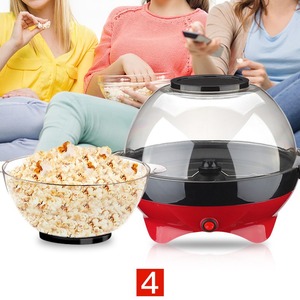 <span class=keywords><strong>Machine</strong></span> à Popcorn Électrique Commerciale Portable Automatique Mini Ronde Rouge pour la Fabrication de Popcorn - Product Image 3