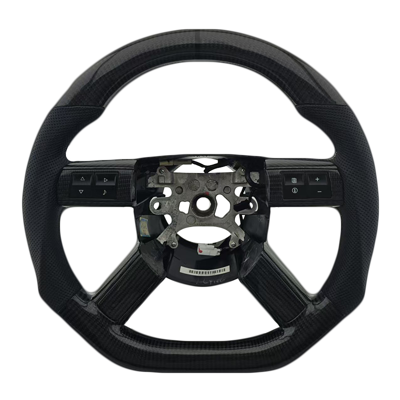 หนังเจาะรู+คาร์บอนไฟเบอร์+แถบสีดำ