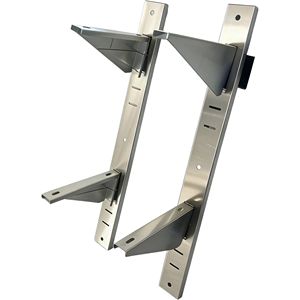 VICTORY KITCHEN Promotion Étagère Murale à 2 Niveaux en Acier Inoxydable 304 de Haute Qualité, Capacité 100 KG, Fournitures de Restaurant - Product Image 5