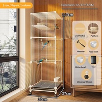 Fournitures pour animaux de compagnie en gros, cage à oiseaux, cage à perroquet, cage à oiseaux en métal, petite cage à perroquet, cage à canaris en acier, cage d'élevage pour oiseaux, facile à assembler