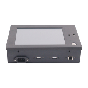 8 polegadas alto brilho LCD Display Industrial incorporado sistema operacional <span class=keywords><strong>Windows</strong></span> tudo em um toque PC com botão do interruptor frontal - Product Image 1