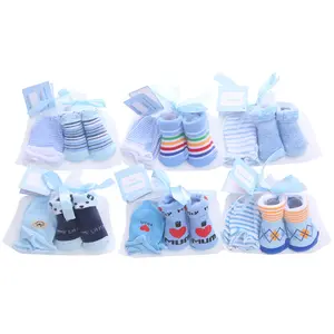 Newborn Clothing Accessories Infant Cotton Shoes Mitten Gift Set Baby Products