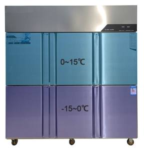 ثلاجة تجارية بتبريد مباشر بأربعة أبواب، فريزر مطبخ تجاري، معدات تبريد للمطابخ - Product Image 2