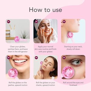 <span class=keywords><strong>2025</strong></span> Neues hautst raffen des Schönheits gerät Ice Globes Hautpflege-Tools für die Gesichts kühlung Ice <span class=keywords><strong>Roller</strong></span> für Augen taschen und Augen kreis - Product Image 6