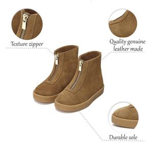 Choozii Fabrication Premium Bottines en cuir suédé Fermeture éclair Bottes pour enfants personnalisées Chaussures d'<span class=keywords><strong>hiver</strong></span> - Product Image 3
