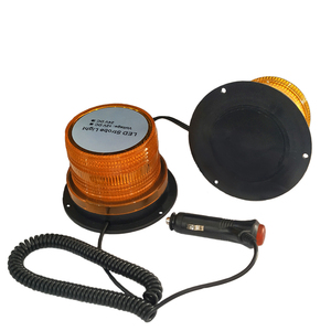 Fortek, 2 piezas, luz estroboscópica roja ámbar, lámpara magnética de tráfico, 12-24V, luz de seguridad de advertencia de emergencia para camión - Product Image 4