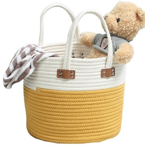 3 Sizes Cotton Rope Woven Storage Basket