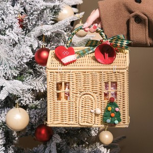 Cajas de Regalo y para Dulces de Bambú Medianas con Diseño de Letras Personalizadas y Bolsa de Transporte para Galletas de Turrón Navideñas, Café y Azúcar - Product Image 2