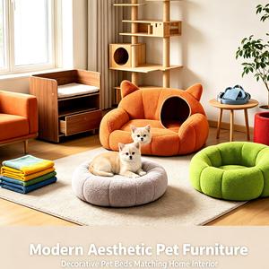 Camas para Mascotas de Grado Comercial al por Mayor, Sofá Otomano Resistente a las Manchas para Almacenamiento, Ideal para Hoteles de Mascotas y Salones de Peluquería - Product Image 1