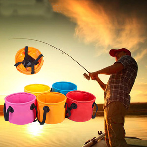 Cubo Plegable Impermeable de PVC para Acampar y Pescar al Aire Libre, Bolsa de Agua Portátil para Senderismo y <span class=keywords><strong>Ducha</strong></span> en Todas las Estaciones - Product Image 5