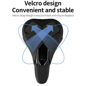 Housse de <span class=keywords><strong>selle</strong></span> en cuir pour siège avant avec ventilation, durable et sécurisée pour <span class=keywords><strong>VTT</strong></span> et vélo de route - Coussin de <span class=keywords><strong>selle</strong></span> de vélo toutes saisons - Product Image 4