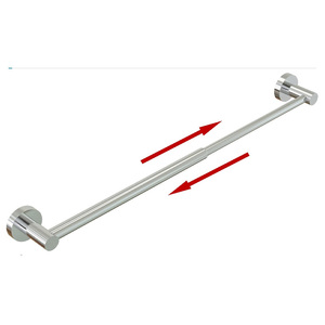Barre <span class=keywords><strong>porte</strong></span>-serviettes réglable, en acier inoxydable 304, 11,8-22,6 pouces, <span class=keywords><strong>porte</strong></span>-serviettes <span class=keywords><strong>mural</strong></span>, résistant à la rouille et durable, <span class=keywords><strong>porte</strong></span>-serviettes de salle de bain - Product Image 1