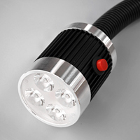 Accessoires pour machines-outils F-02, lampe de travail LED en alliage d'aluminium IP65 pour tour CNC, lampe pour machine-outil de fraisage, lampe pour réparation de banc de tour