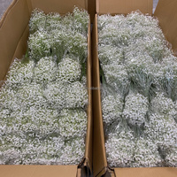 Bouquet de Fleurs Artificielles Gypsophile Souffle de Bébé, Fleurs Blanches en Gros pour Arrangements Floraux DIY