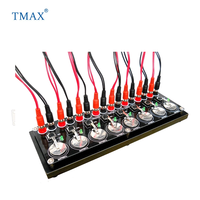 Carte de test de pile bouton à 8 canaux de la marque TMAX avec câble et connecteur en option pour analyseur de batterie