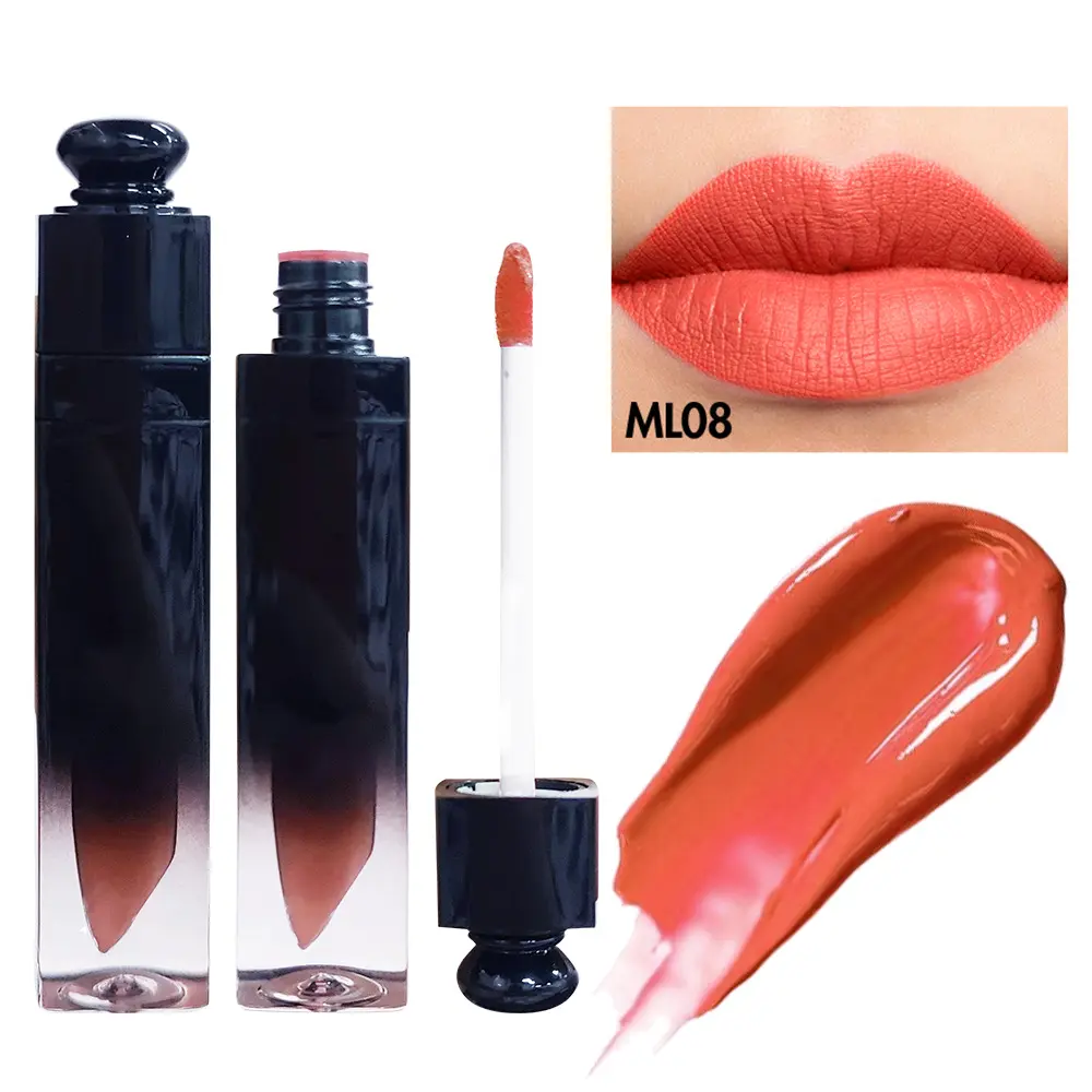 korea cosmetic wholesale lipstick hidratantes 3d design lipgloss high pigment red velvet natural lipstick organic