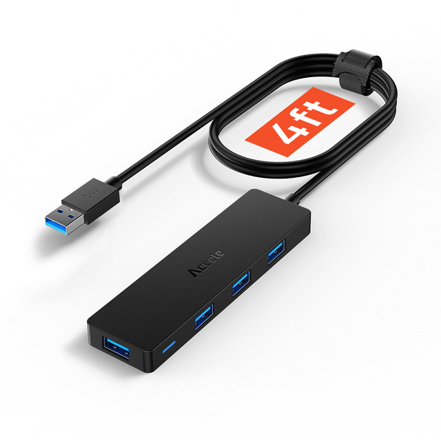 ICZI 4ft USB 3.0 to 4 in 1 USB Hub with 4 Ports Laptop Application Stock Product