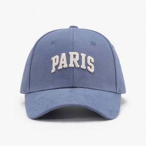 Casquette de baseball unisexe en coton 100% non structurée, douce, avec broderie 3D Paris, vente en gros, usine BSCI - Product Image 4