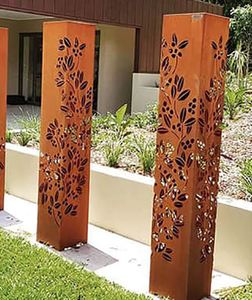 <span class=keywords><strong>Borne</strong></span> lumineuse décorative pour jardin Découpe laser Lampe de pelouse Poteau de lampe creux - Product Image 4