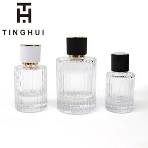 Custom High Quality 30ml 50ml 100ml Flat Glass Perfume <b>Bottles</b> with <b>Dropper</b> Sealing for Women's Fragrance - Product Image 3