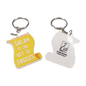 Factory customized your design pvc keychain 2D 3D plastic rubble keychain for gift festival rubber keyring