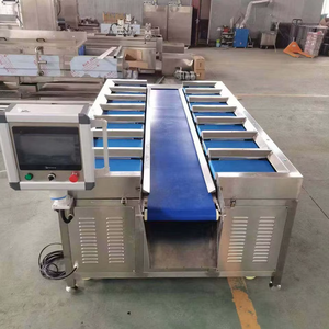 Automatische 12 Paletten Früchte Meeres früchte und Rindfleisch Multi-Station Check weigher Elektronische Waage für Kombination system - Product Image 6