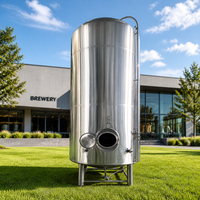 Réservoir de stockage en acier inoxydable de qualité alimentaire Tonsen 1000L-50 000L, grand bac de stockage de liquides pour usine laitière, jus, huile, boissons