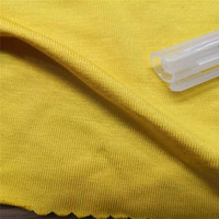 Tissu jersey simple en bambou et élasthanne certifié Oekotex-100, 210-290 g/m², 95 % bambou, 5 % élasthanne, écologique, pour t-shirts et canapés pour filles