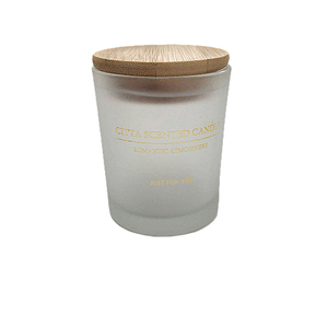 Personnalisé imprimé en gros pas cher grand cylindre belle conçu vide parfumée mat bocal en verre dépoli avec couvercle - Product Image 5