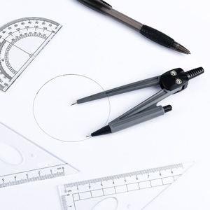 Kit de Geometría Matemática para Estudiantes, 8 Piezas/Juego, Compás Escolar, Borrador, Lápiz Mecánico y Regla, Juego de Artículos de Papelería - Product Image 5
