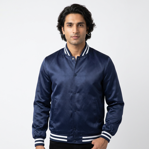 New <b>Men</b> Winter Unisex Button Down College Letterman Bomber Jackets Custom Baseball Fashion Varsity Jacket - Product Image 1