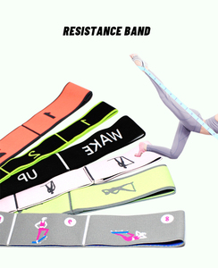 Bandas elásticas de entrenamiento Latino multifuncional para adultos, banda de resistencia adelgazante para Yoga, Pilates, tela de poliéster auxiliar - Product Image 2