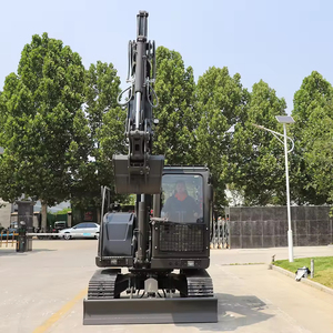 Mini-excavatrice compacte hydraulique à chenilles <span class=keywords><strong>de</strong></span> 6 tonnes, 7, <span class=keywords><strong>8</strong></span>, 10 tonnes, machine <span class=keywords><strong>de</strong></span> terrassement pour la construction, <span class=keywords><strong>l</strong></span>'exploitation minière, <span class=keywords><strong>l</strong></span>'aménagement paysager - Product Image 2