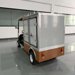 Voiturette <span class=keywords><strong>de</strong></span> golf électrique avec caisse isotherme, 2 places, chariot utilitaire <span class=keywords><strong>de</strong></span> livraison pour hôtels et complexes hôteliers - Product Image 6