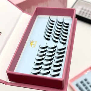 Sl bán buôn tuyệt vời <span class=keywords><strong>Lash</strong></span> điên đen nâu cụm <span class=keywords><strong>Lash</strong></span> Matte Đen <span class=keywords><strong>Lash</strong></span> mở rộng với trái phiếu và Sealant Remover - Product Image 1