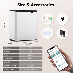 <span class=keywords><strong>Difusor</strong></span> <span class=keywords><strong>de</strong></span> Aroma sin Agua, Sensor Inteligente <span class=keywords><strong>de</strong></span> Aceite, Silencioso, Seguro, Eléctrico, Ajuste <span class=keywords><strong>de</strong></span> Intensidad <span class=keywords><strong>de</strong></span> Ondas <span class=keywords><strong>de</strong></span> Radar para Hoteles y Hogares - Product Image 4