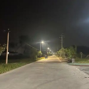 Nhà Máy 3.2V 12.8V Hệ Thống 30W 40W 50W Nhôm <span class=keywords><strong>IP66</strong></span> Ngoài Trời Không Thấm Nước Năng Lượng Mặt Trời Đèn Đường Tất Cả Trong Một LED Năng Lượng Mặt Trời Ánh Sáng Đường Phố - Product Image 6