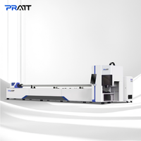 Ventes directes d'usine automatique 3000W Tube Laser Cutter profil et acier inoxydable 3 mandrin tuyau CNC Fiber Laser découpeuse
