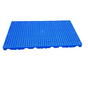 Plastic <b>Pallet</b> 1000x600x50mm HDPE Round Hole 4-Way Dynamic Load 1.0t 16kg Warehouse Moisture Proof - Product Image 3