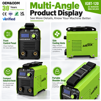 Kondisi Baru 220V 120A 3 PCB DC Portable Digital Display Soldadora Inverter MMA Welder Mesin Las Stick Arc Kecil