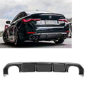 <span class=keywords><strong>2021</strong></span> + para <span class=keywords><strong>BMW</strong></span> 4 Series G26 Difusor de parachoques trasero de 4 puertas Labios Fibra de carbono Difusor de estilo 3D Nueva condición - Product Image 1