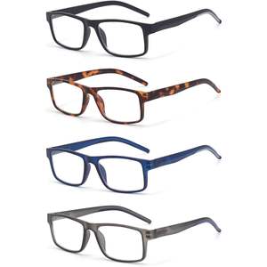 Lunettes de lecture Colloddiss Slim SR20523, monture transparente, anti-lumière bleue, unisexe, style rectangulaire pour adultes - Product Image 4
