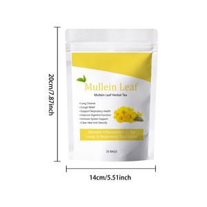 Tisana di Foglie di Verbasco OEM/ODM all'Ingrosso per Supporto Immunitario e Detox, Preparazione a Caldo/Freddo - Product Image 2