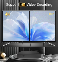 Boîtier TV intelligent Android 2026 R151 RK3568 Linux Debian 12 Android 14 AI, 4 Go RAM, 64 Go ROM, Wi-Fi 6 double bande 5G, 1000M, 4K, RTC, Décodeur Android