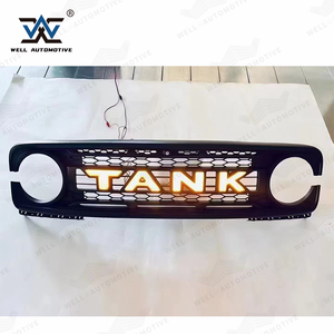 Vente directe d'usine <span class=keywords><strong>4x4</strong></span> Border Edition Kits de carrosserie de calandre de pare-chocs avant Grille en maille avec lumières pour réservoir 300 - Product Image 2