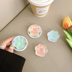 Soporte Magnético de Aleación Antichoque con Diseño de Garra de Gato y Láser Colorido para Teléfono con Marco Retráctil - Product Image 1